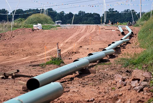 Pipeline Below Ground