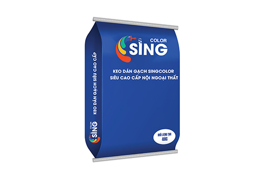 Sing color super high quality interior and exterior tile adhesive